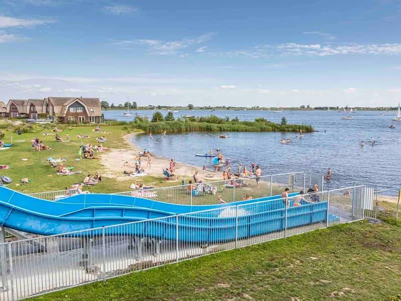 Heeg beach with slide