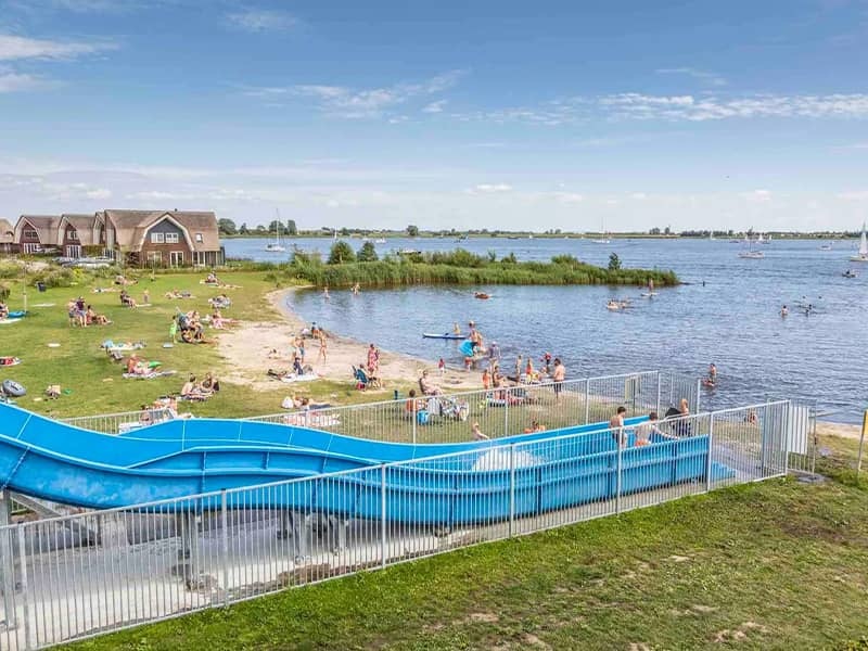 Heeg beach with slide